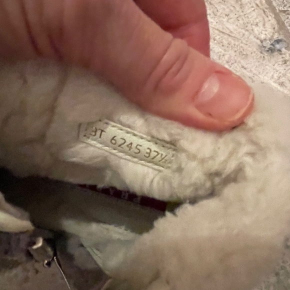 Prada Gray Suede Shearling Boots - Picture 8 of 8